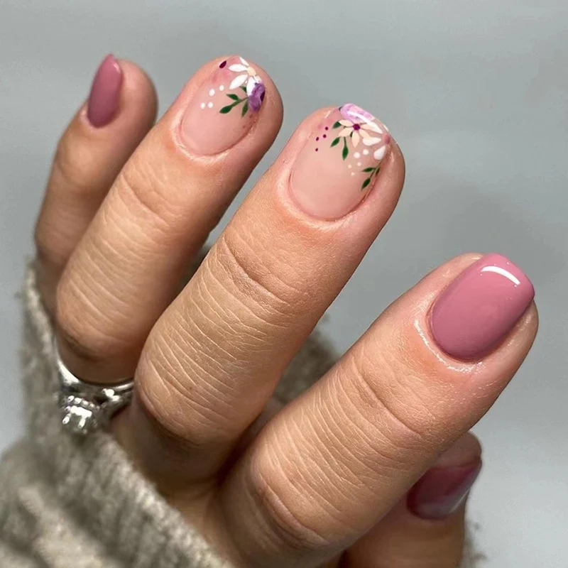 Elegant Floral Nail Art Enhancements Stornfield 1789915696