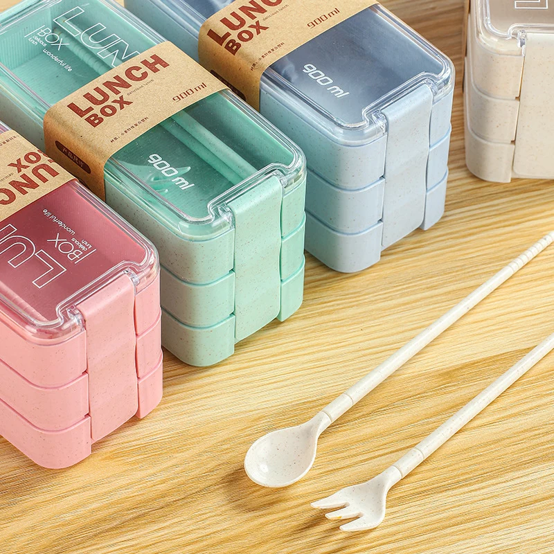 Eco-Friendly Multi-Layer Lunch Box