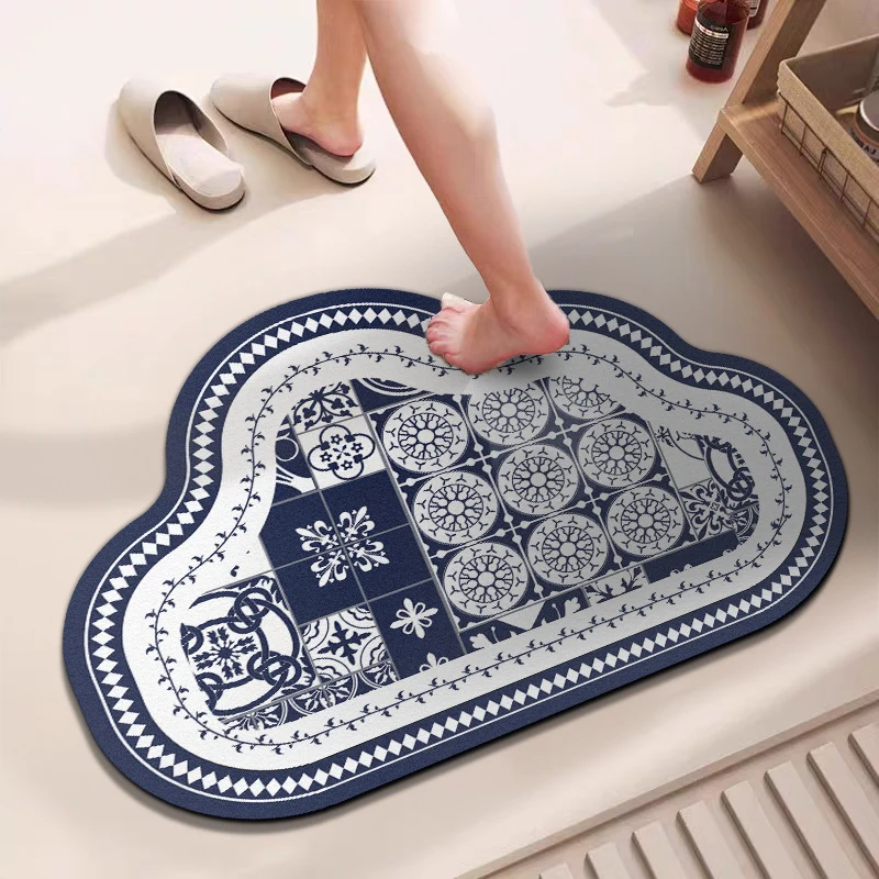 Stylische Badezimmerbereichmatte
