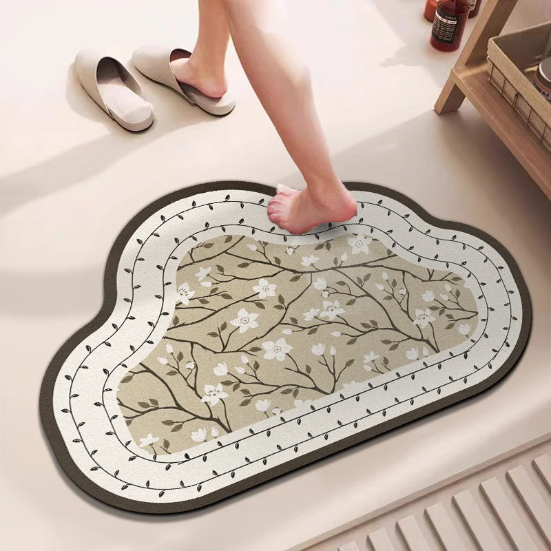Stylische Badezimmerbereichmatte