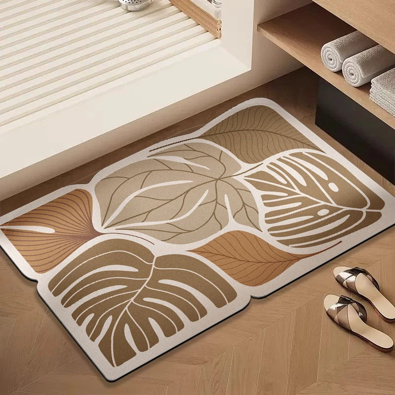 Moderne geometrische Badezimmermatte