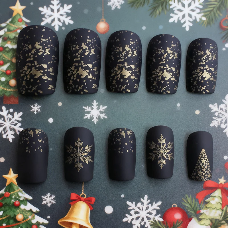 Decorative Matte Nail Art Extensions Stornfield