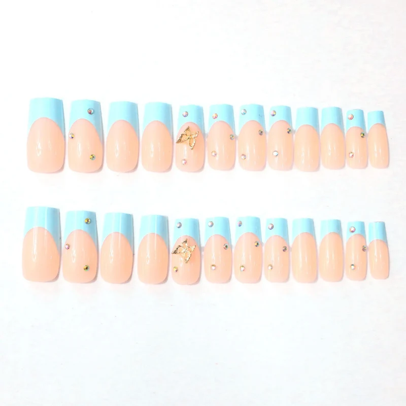 Decorative Long-Length Acrylic Nail Extensions Stornfield