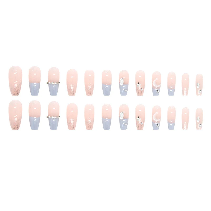 Decorative Long Acrylic Nail Enhancements Stornfield