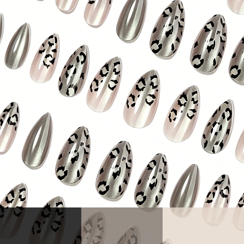 Decorative Leopard Print Nail Art Enhancements Stornfield