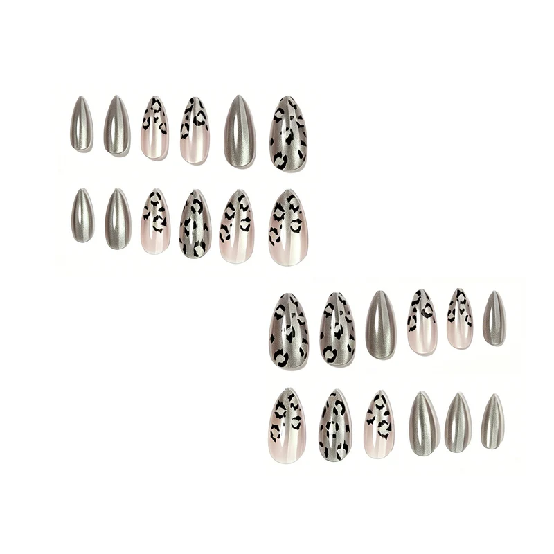 Decorative Leopard Print Nail Art Enhancements Stornfield
