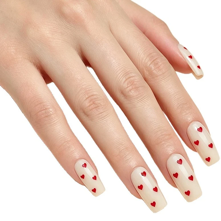 Decorative Heart Accented Nail Art Stornfield