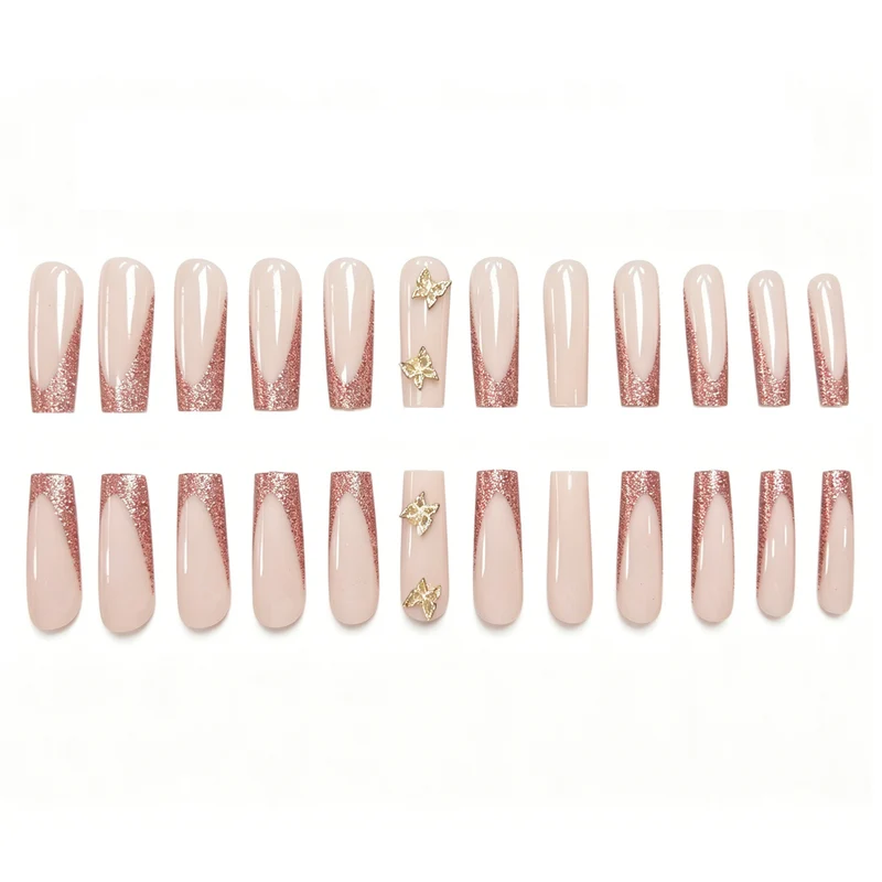Decorative Glittery Nail Enhancements Stornfield