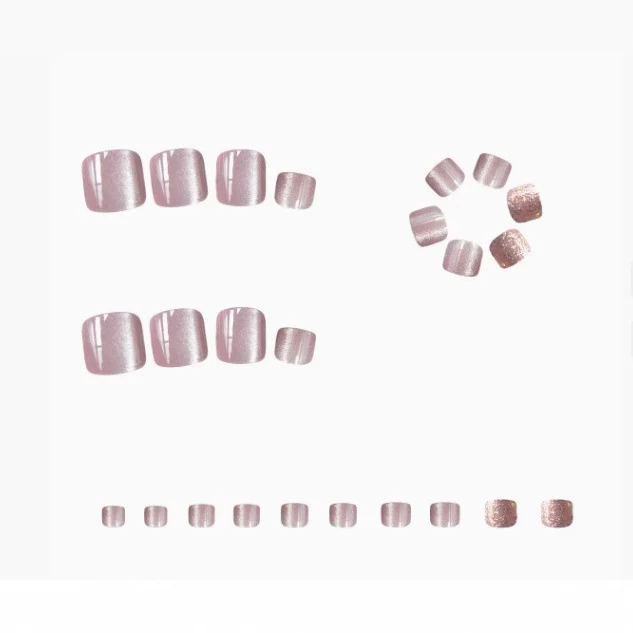 Decorative Glittered Toe Nail Art Stornfield