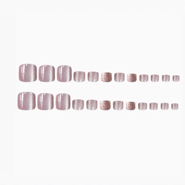 Decorative Glittered Toe Nail Art Stornfield