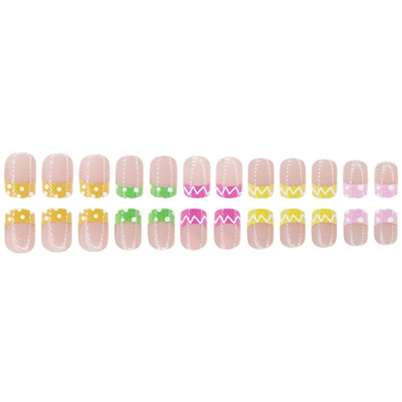 Decorative French Tip Nail Art Stornfield