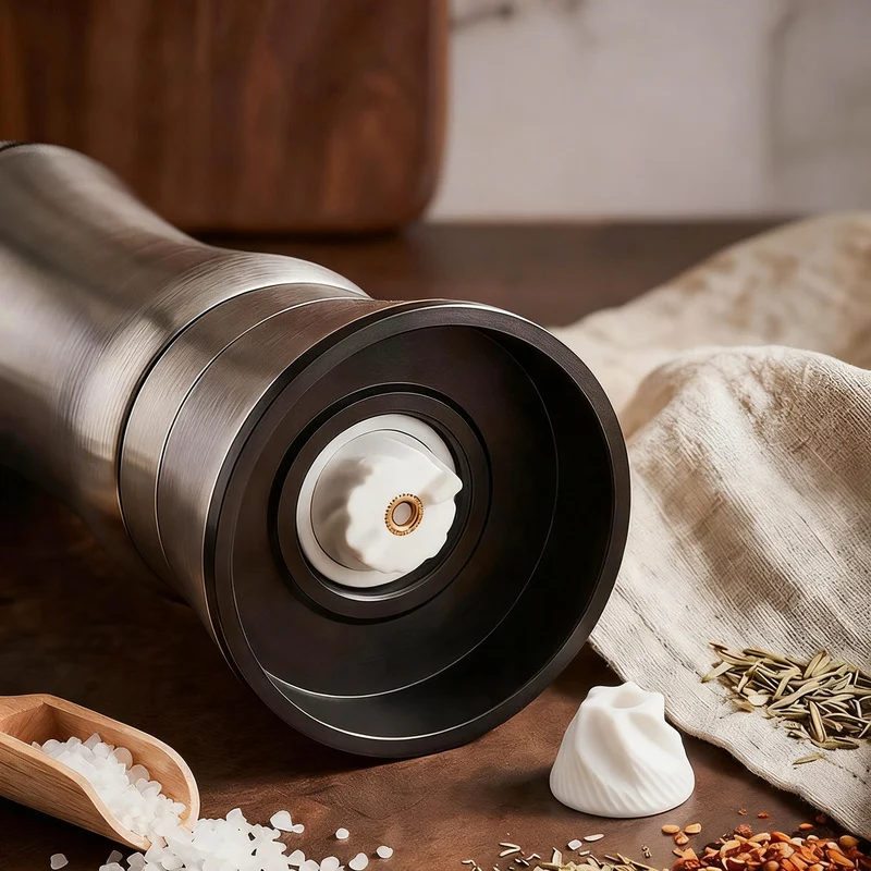 Edelstahl-Pfeffermühle mit Keramikmahlwerk