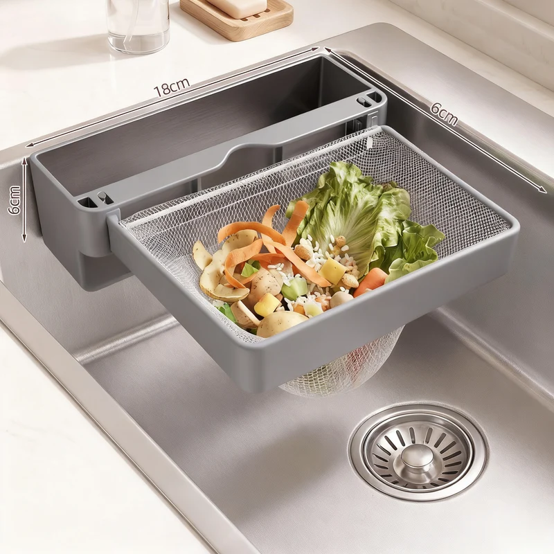 Ausziehbares Spülbecken-Sieb mit Filternetzen, ABS