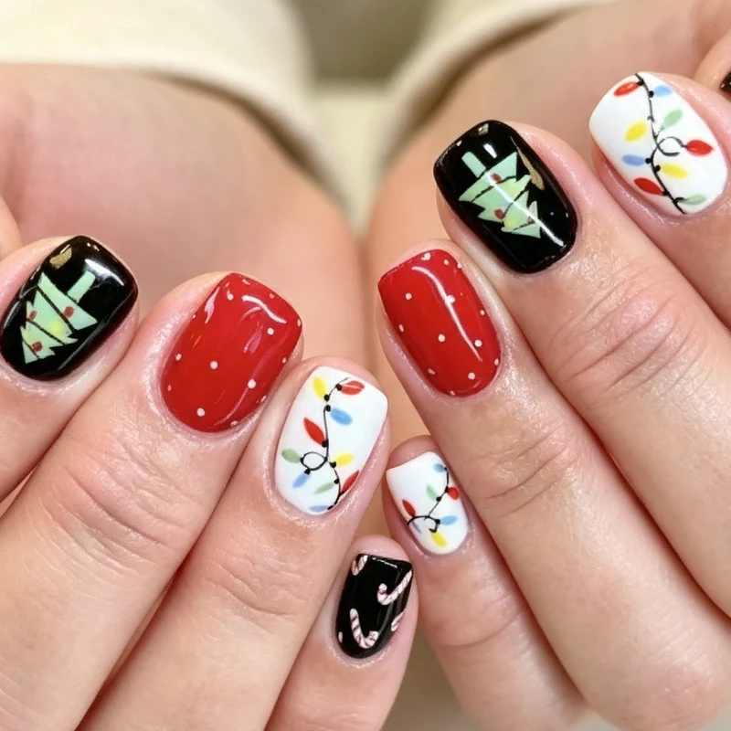 Festive Christmas Nail Art Enhancements Stornfield