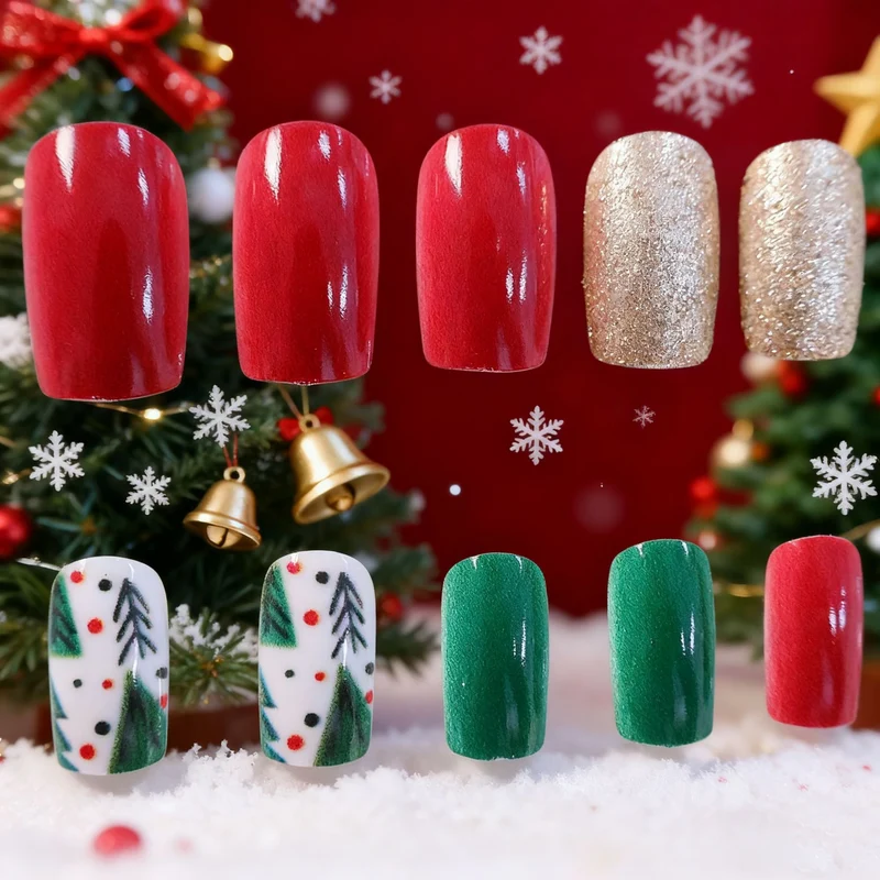 Festive Christmas Nail Art Stornfield