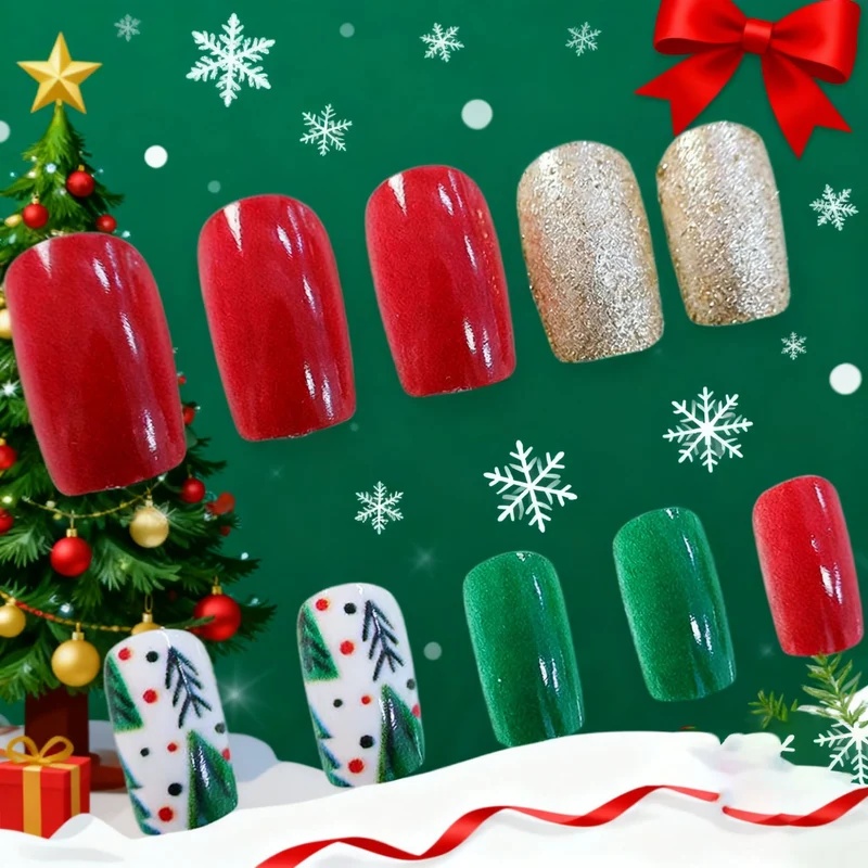 Festive Christmas Nail Art Stornfield