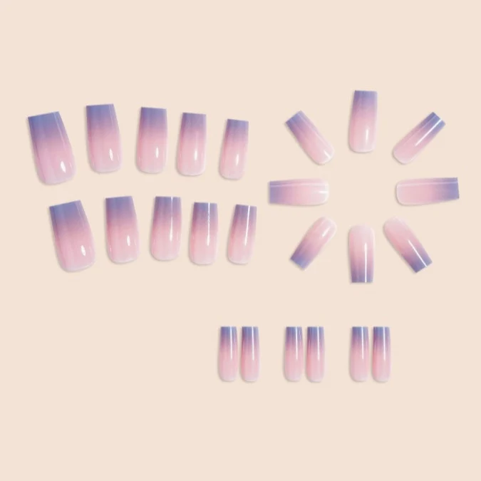 Fashionable Ombre Acrylic Nail Extensions Stornfield