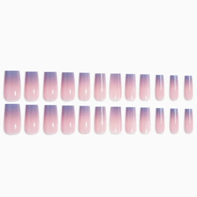 Fashionable Ombre Acrylic Nail Extensions Stornfield