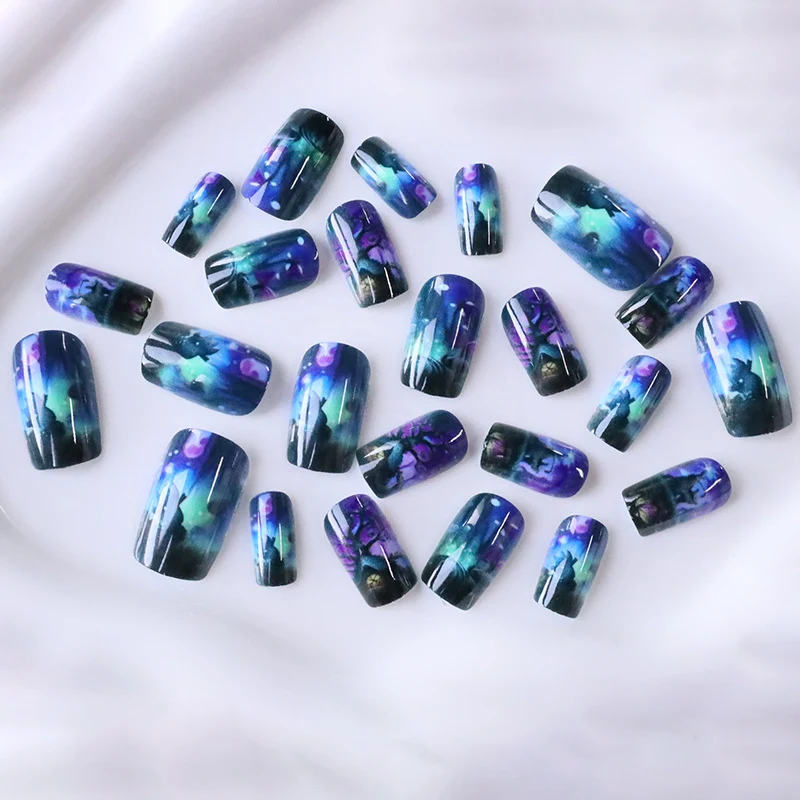 Fantasy Landscape Nail Art Stornfield