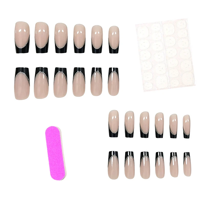 Extended Acrylic French Tip Nail Enhancements Stornfield