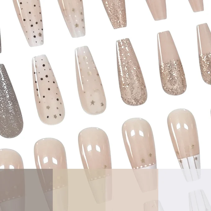 Elegant Starry Nail Art Stornfield