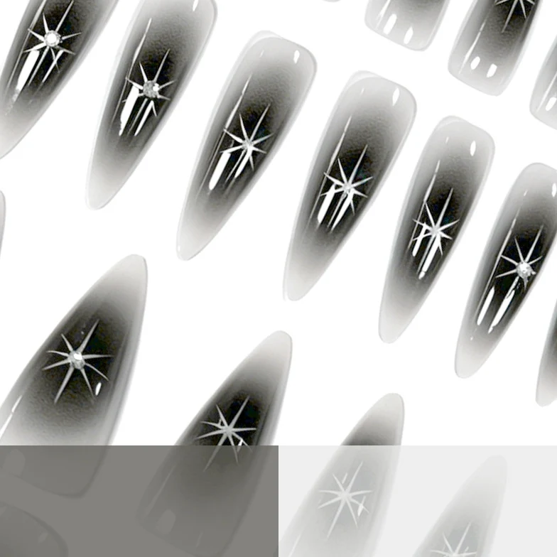 Elegant Star-Cut Nail Enhancements Stornfield