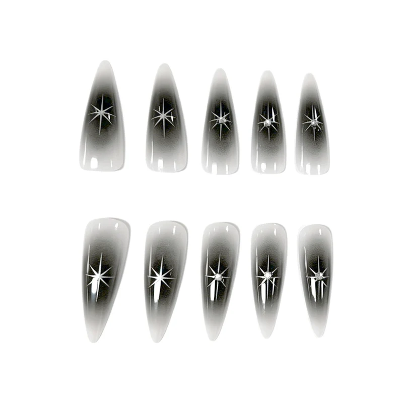 Elegant Star-Cut Nail Enhancements Stornfield