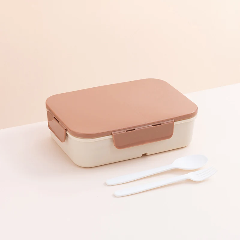 Multi-Layer Bento Lunch Box with Cutlery