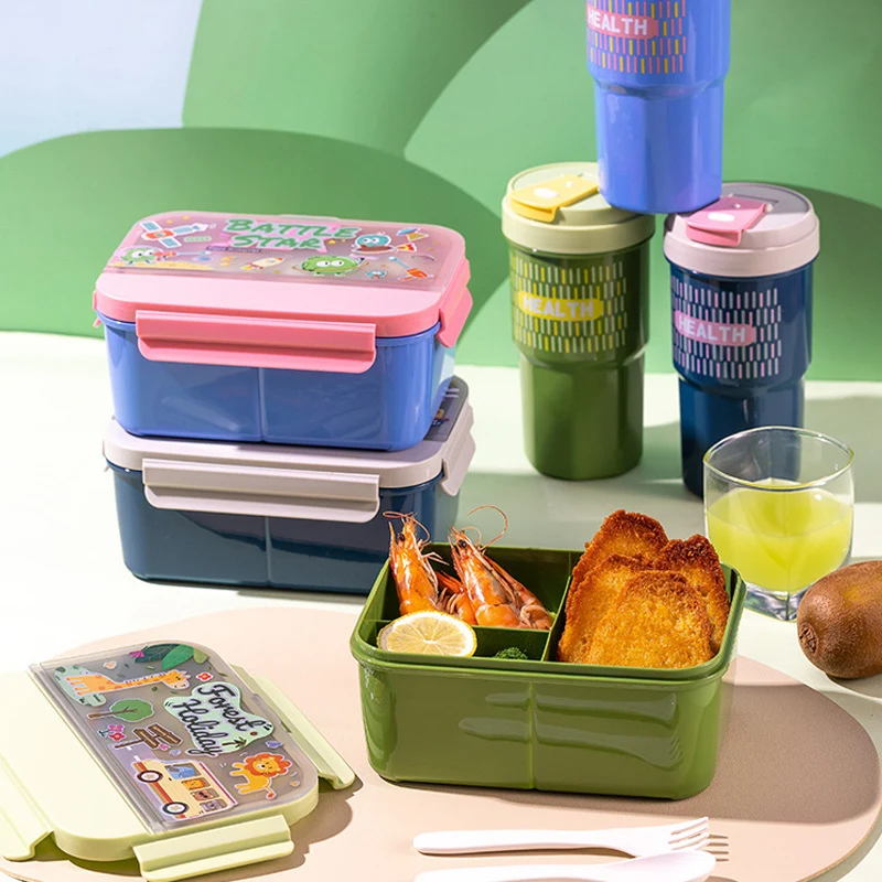 Multi-Compartment Food Serving Container