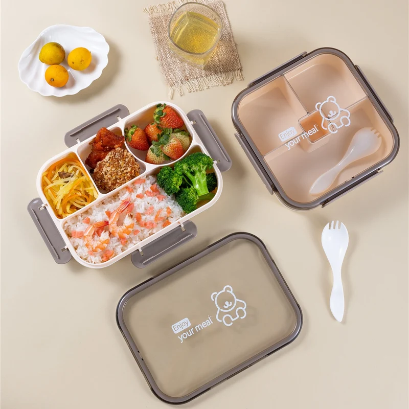 Multi-Compartment Eco-Friendly Meal Prep Bento Box