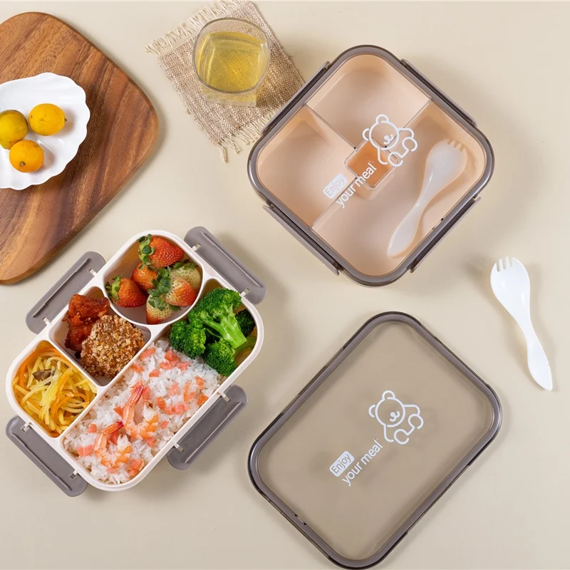 Multi-Compartment Eco-Friendly Meal Prep Bento Box