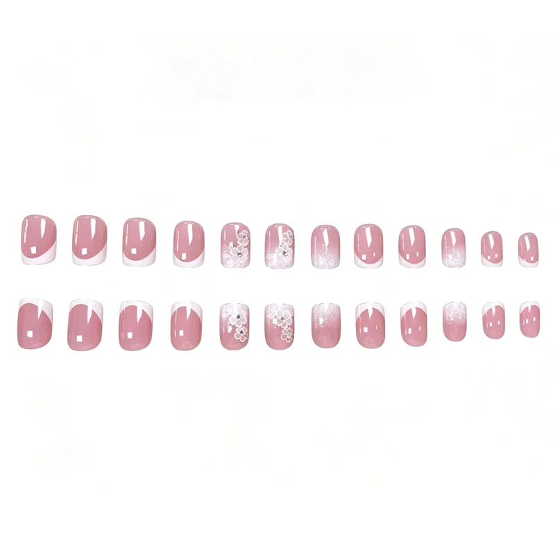 Elegant Floral Acrylic Nail Art Enhancements Stornfield 1789915593