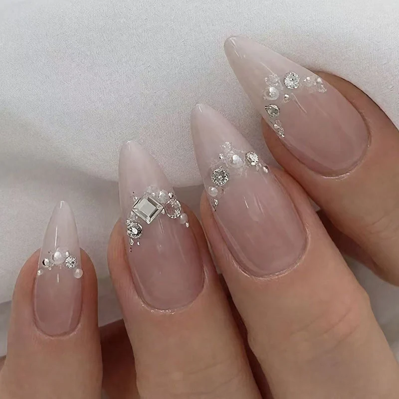 Elegant Decorative Stiletto Nail Enhancements Stornfield
