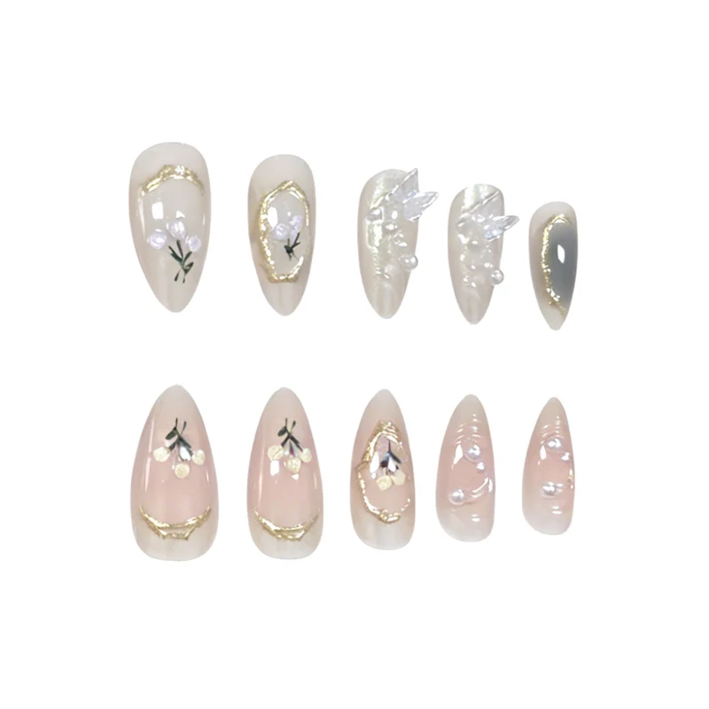 Elegant Decorative Gel Nail Enhancements Stornfield