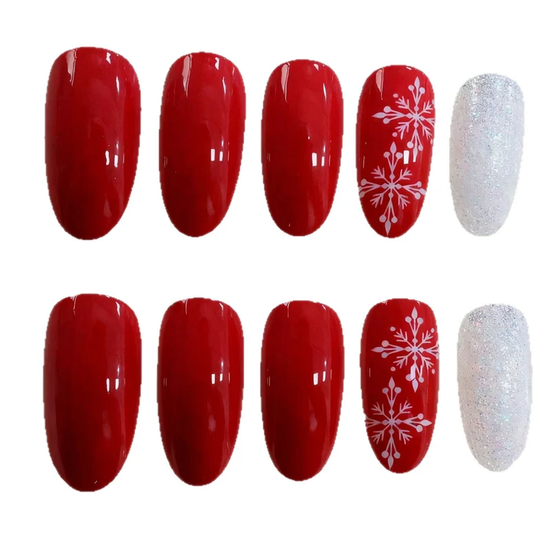 Elegant Decorative Christmas Nail Art Stornfield