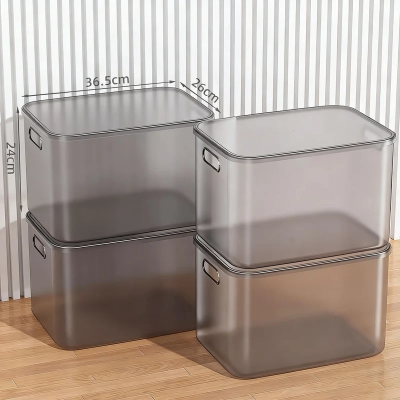 Transparente Aufbewahrungsbox aus Kunststoff