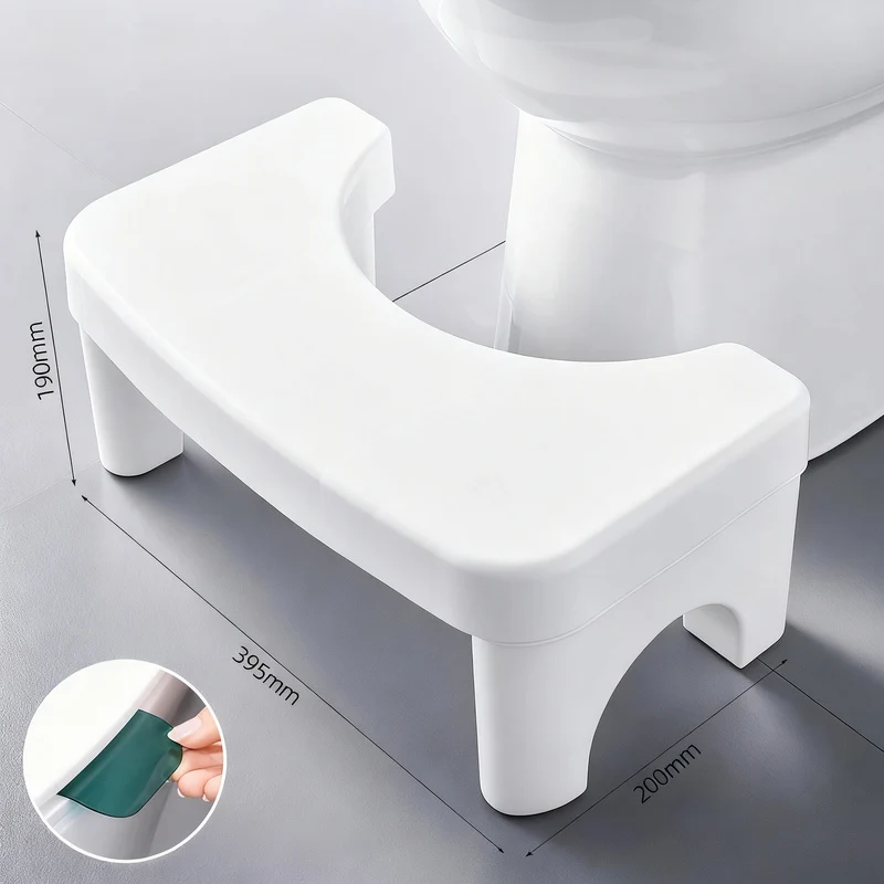 Toilettenhocker aus Kunststoff