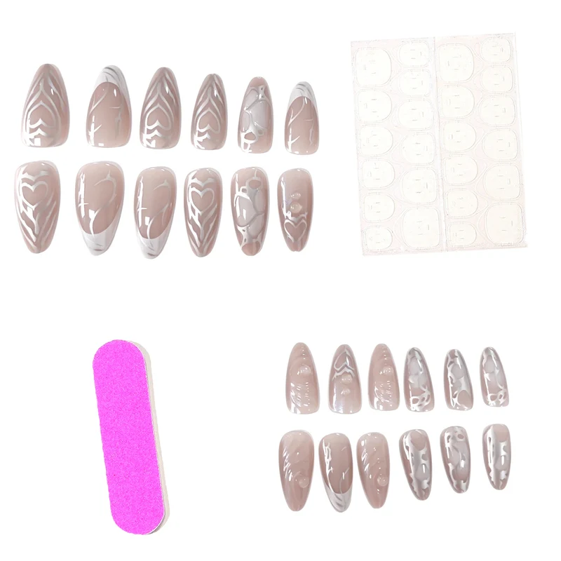 Elegant Acrylic Nail Art Design Stornfield