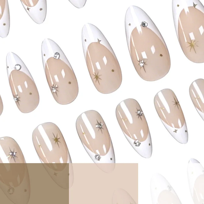Elegant Accented Stiletto Nail Art Enhancements Stornfield