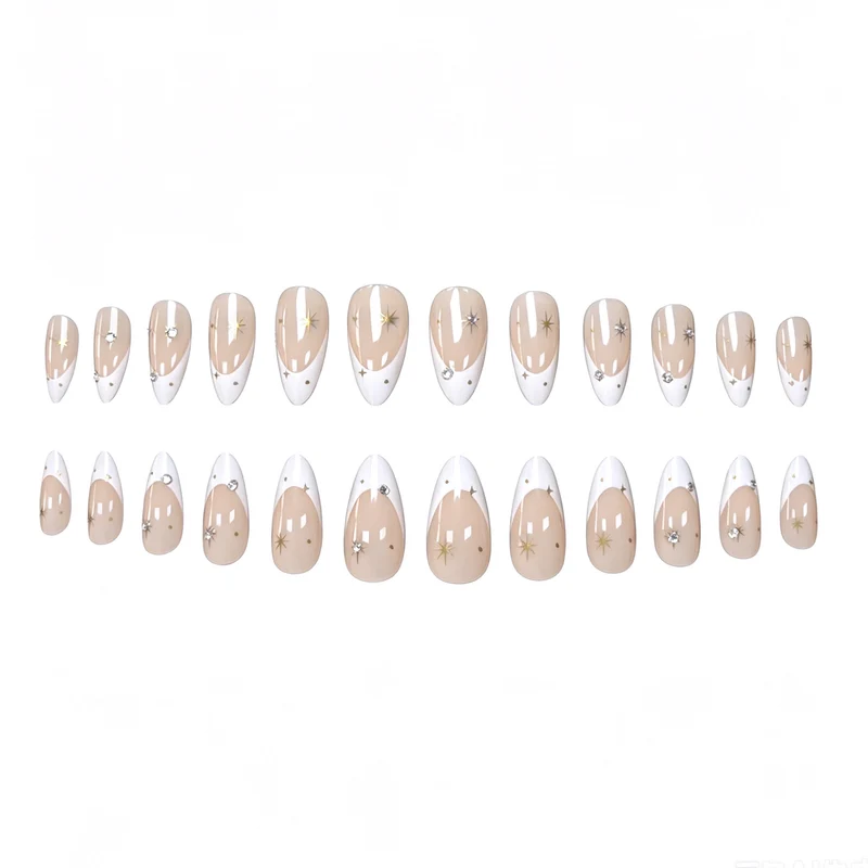 Elegant Accented Stiletto Nail Art Enhancements Stornfield