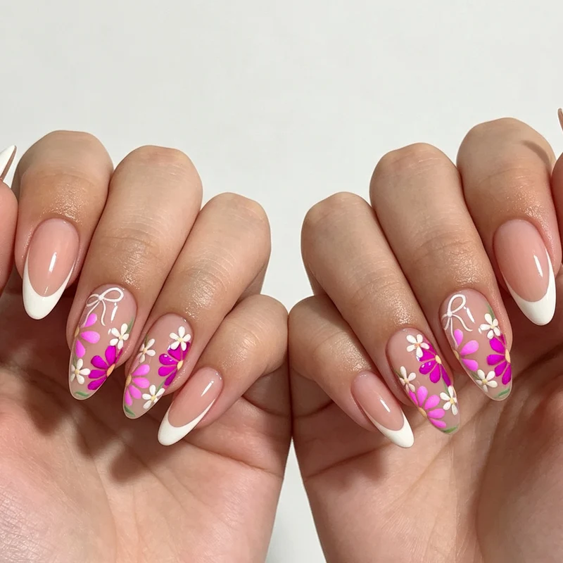 Elaborate Floral Nail Art Stornfield