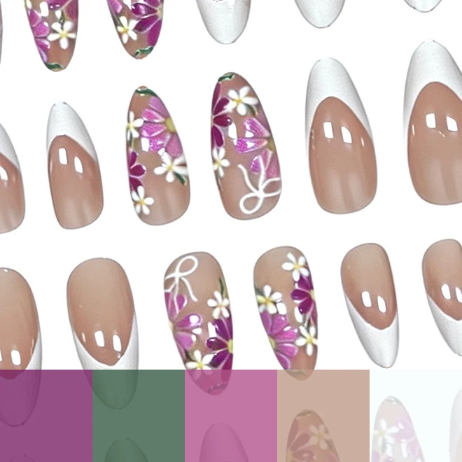 Elaborate Floral Nail Art Stornfield