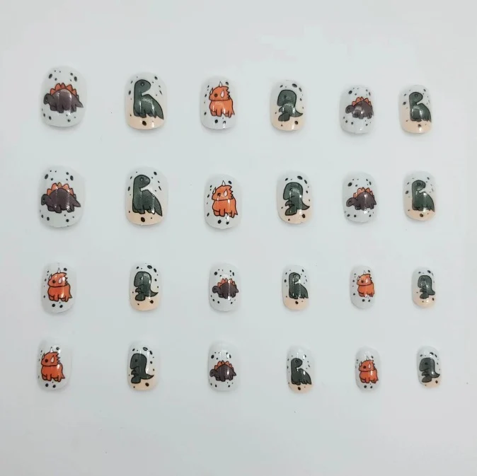 Dinosaur-Themed Nail Art Set Stornfield