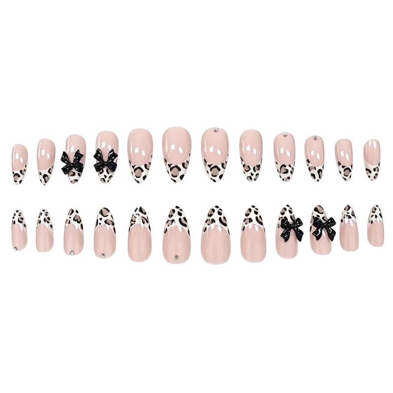 Designer Leopard Print Nail Art Enhancements Stornfield