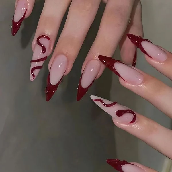 Decorative Stiletto Nail Art Set Stornfield