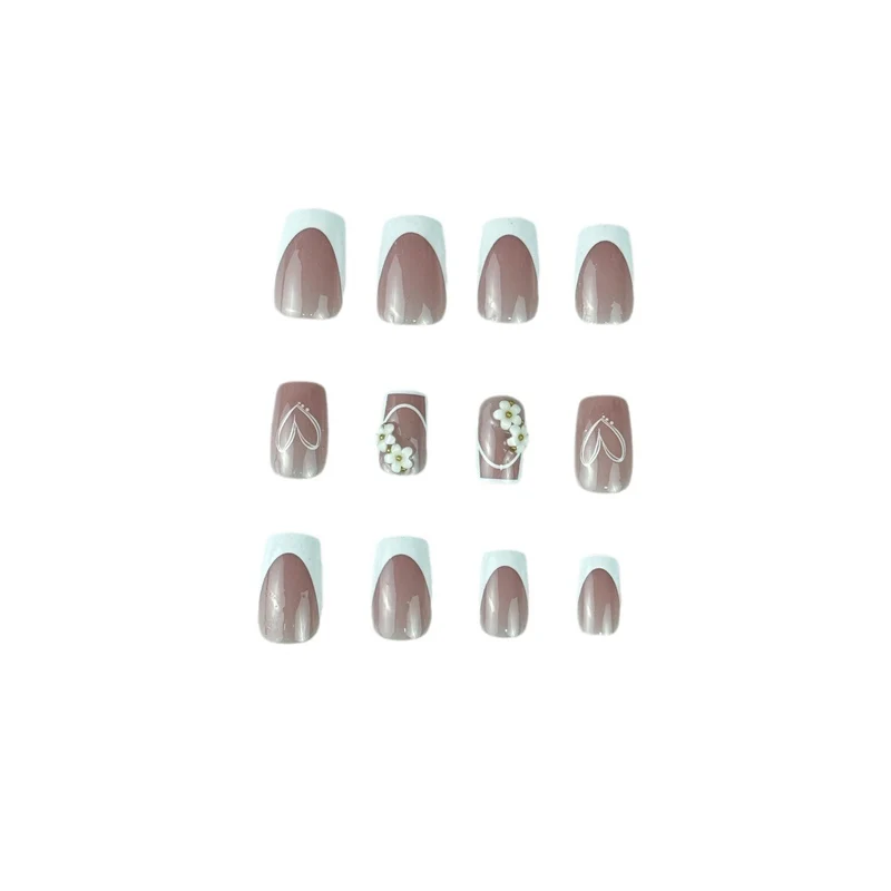 Decorative Press-On Nail Design Stornfield