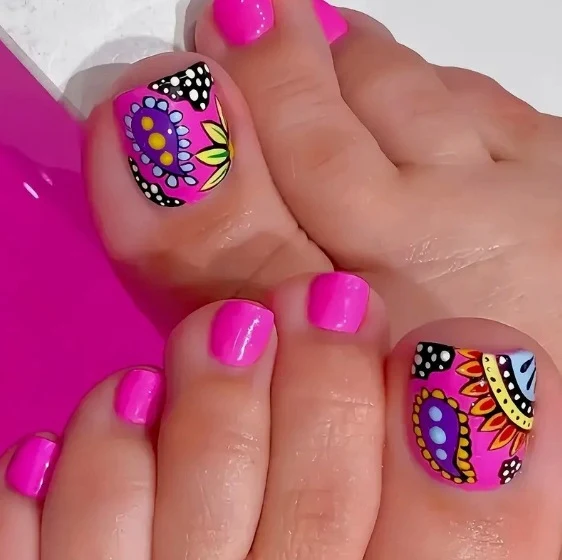Decorative Pedicure Nail Art Enhancements Stornfield