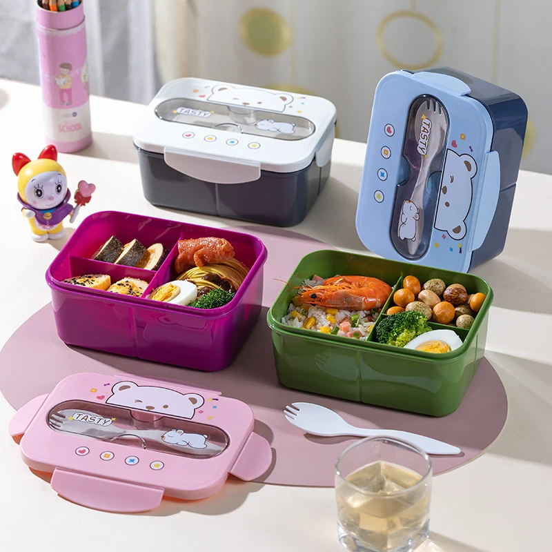 Fun Bear-Themed Bento Box