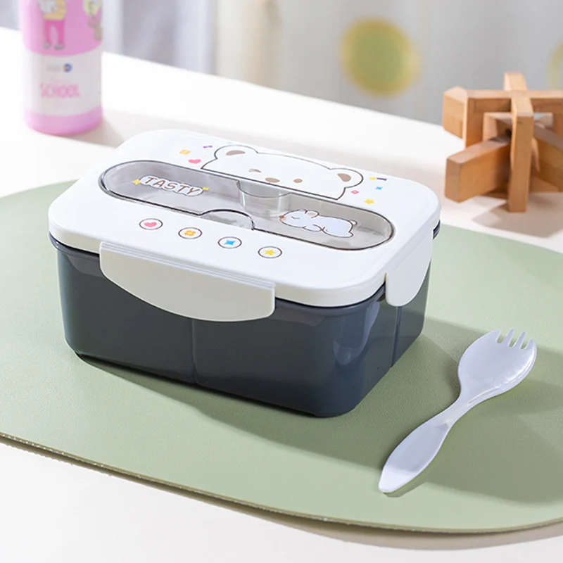 Cute Bear-Themed Bento Box