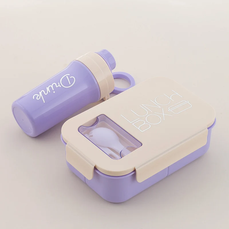 Dual-Compartment Meal Prep Lunch Box